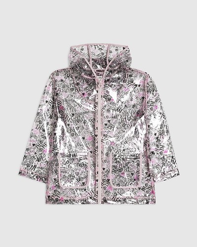 River island girls raincoat - river,