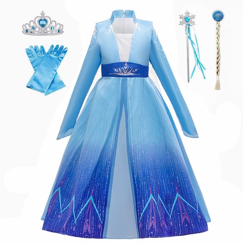 Girls elsa fancy dress - fancy, costume