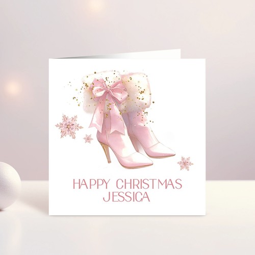 Personalised christmas card - personalised,