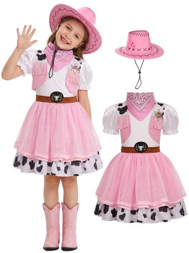 Girls pink western - pink, cowgirl