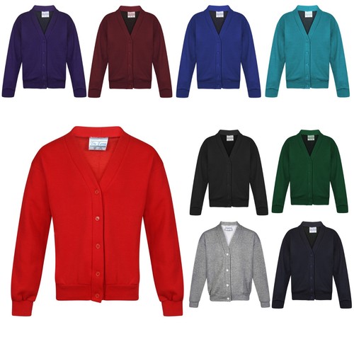 Girls school fleece cardigan - girls,