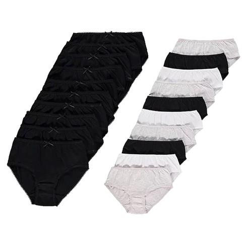 Girls pack briefs knickers - 10,