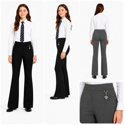 Girls school uniform bootleg - school,