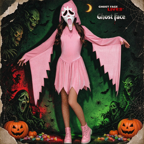 Girls ghost face - girls, pastel
