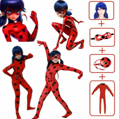 Girls kids ladybug jumpsuit - girls,