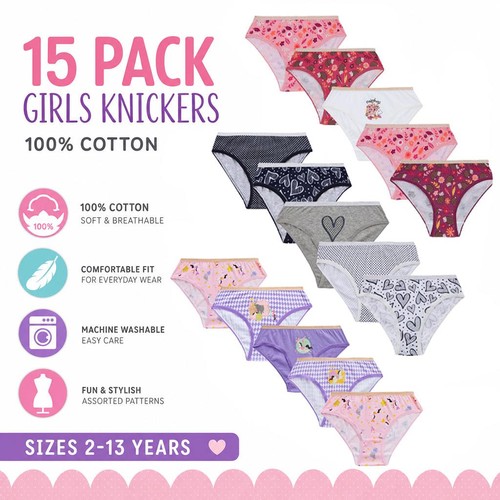 Girls cotton briefs pack - cotton,