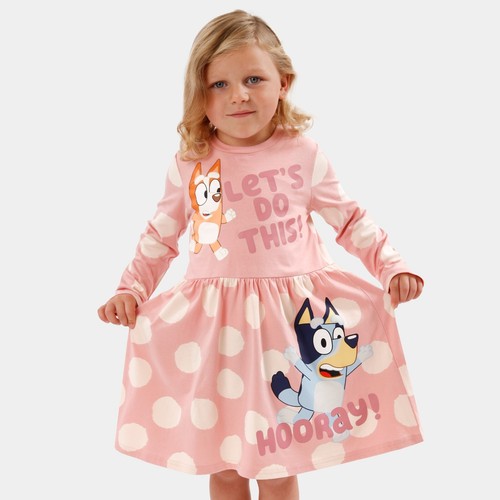 Bluey long sleeve dress - long,