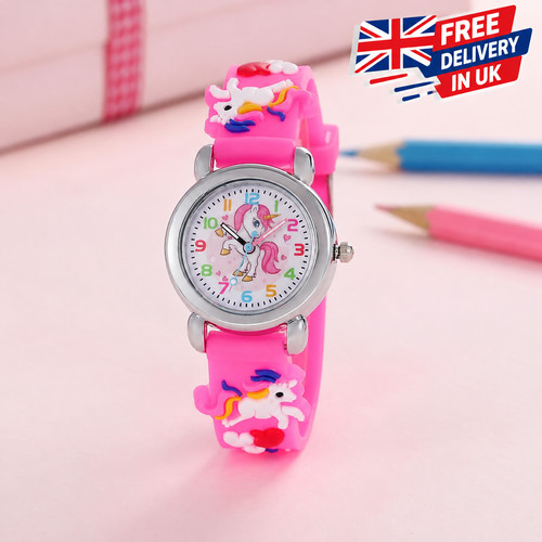 Girls unicorn watch - 3d,