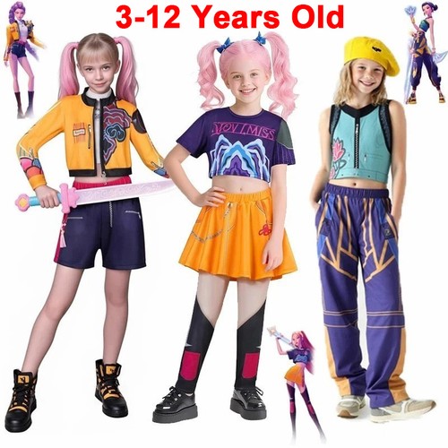 Kids girls kpop demon hunters - demon,