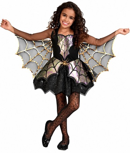 Iridescent spider web - spider, girls