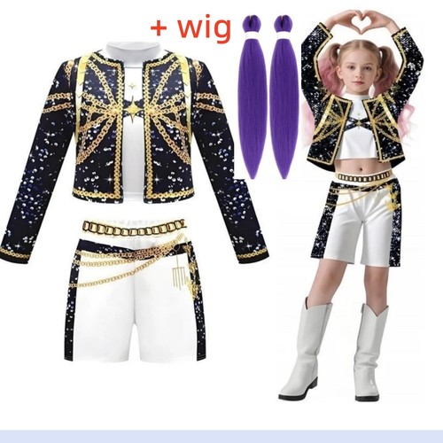 4pcs kids girls kpop demon - 4pcs,