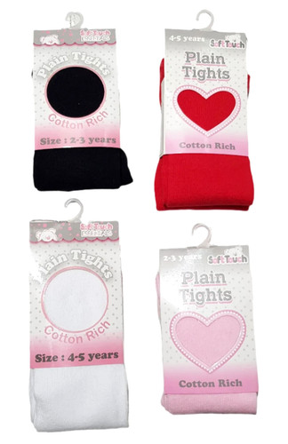Girls tights plain knit - tights,