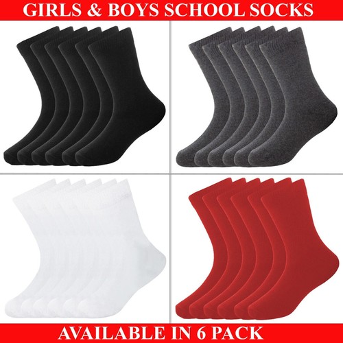 Girls boys kids plain socks - boys,