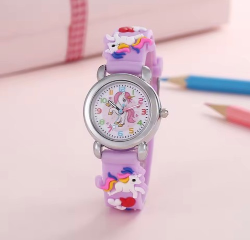 Girls unicorn watch - 3d,