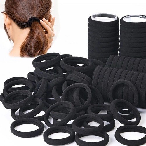 100x strong black elastic hair - strong,