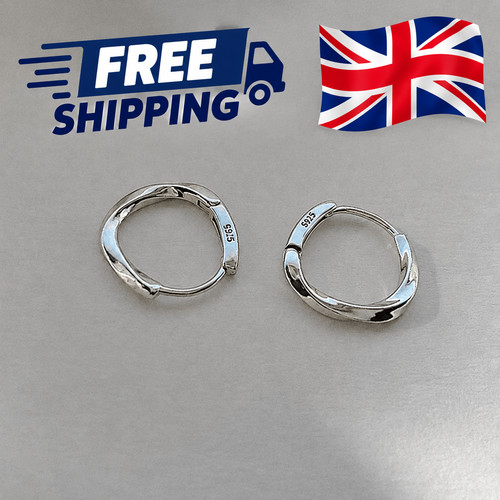 925 sterling silver huggie - 925,
