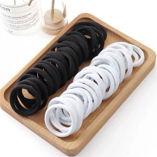 100x strong black elastic hair - 100x,