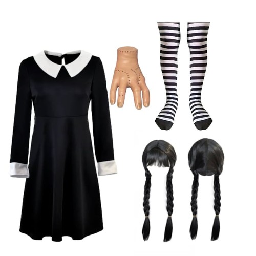 Girls wednesday fancy dress - wednesday,