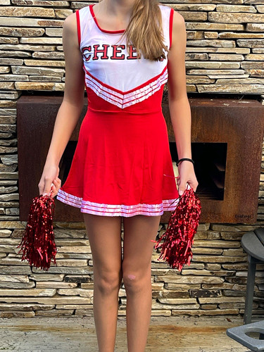 New red white cheerleader - &,