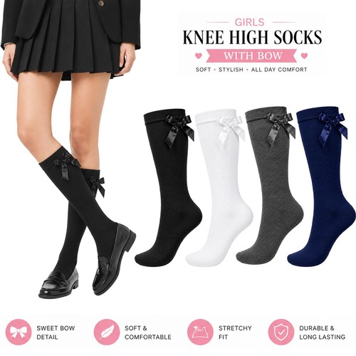 Girls school knee high - school, socks