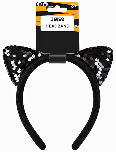 Tesco girls cat ear - ear, headband