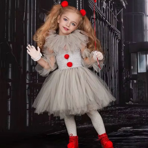 Kids girls pennywise clown - girls,