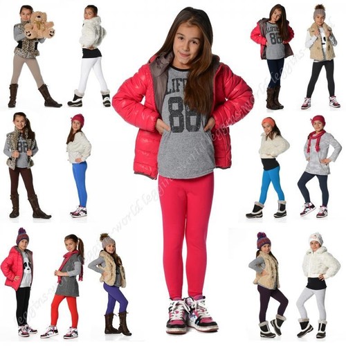 Childrens cotton leggings full - leggings,