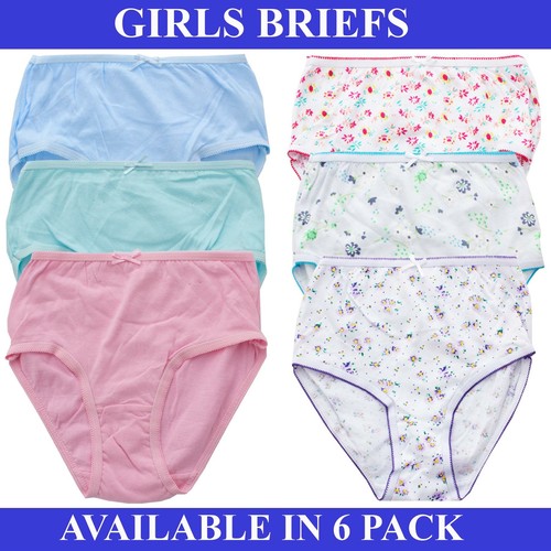 Pack girls briefs underwear - 6,