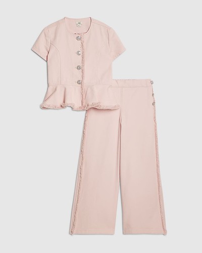 River island girls peplum top - river,