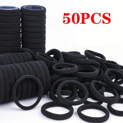 50x black elastic - black,